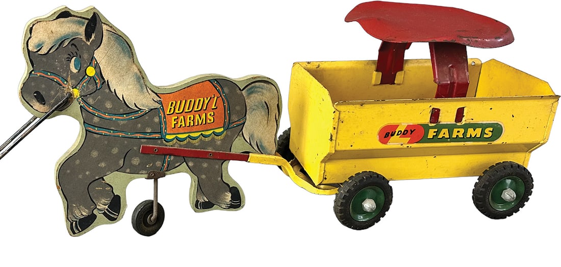 BUDDY L FARMS HORSE PULL WAGON (1 of 7)