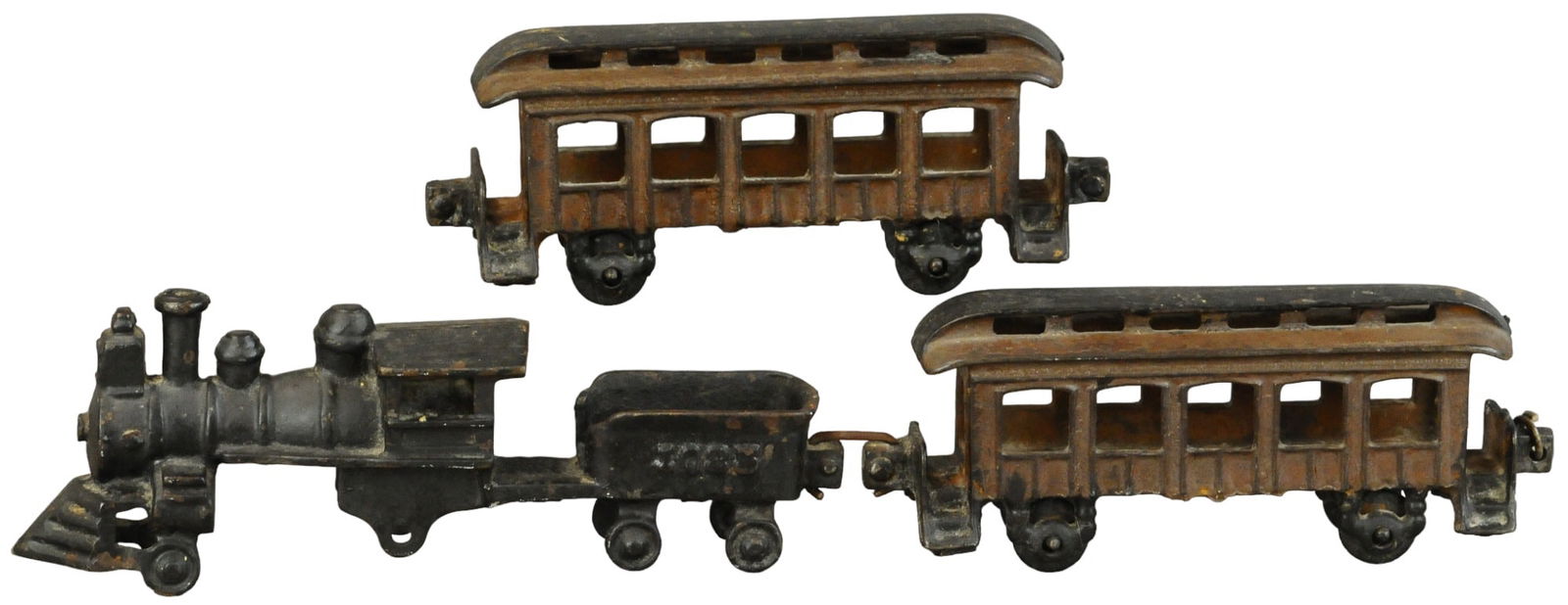 CAST IRON FLOOR TRAIN #1085 SET (1 of 4)