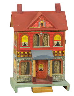 Antique 1890 dollhouse  Doll houses for sale, Wooden dolls house