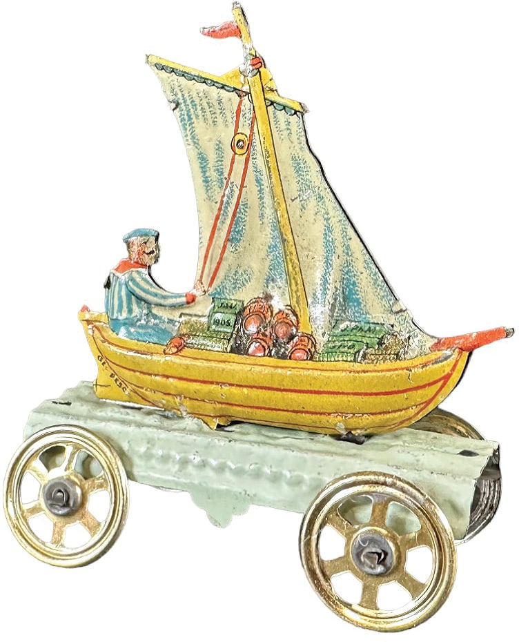 MEIER ROCKING SAIL BOAT PENNY TOY (1 of 6)
