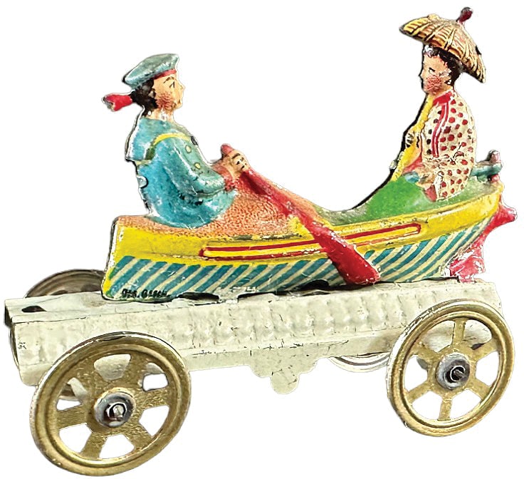 MEIER BOY AND GIRL IN ROWBOAT PENNY TOY (1 of 5)