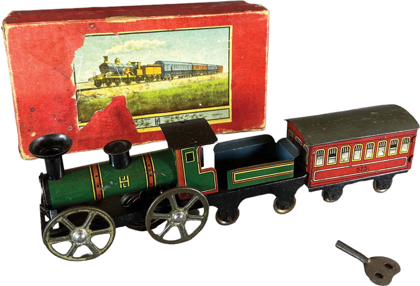 BOXED HESS NICKEL SIZE PENNY TOY TRAIN (1 of 6)