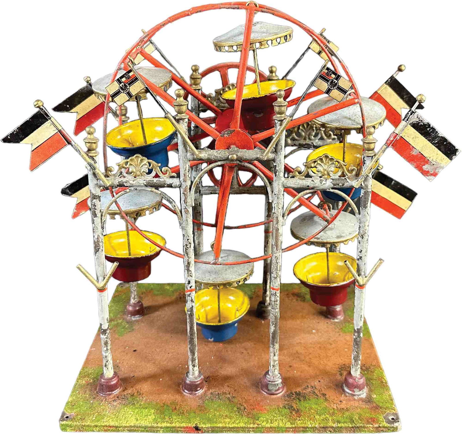EARLY ELABORATE CARETTE FERRIS WHEEL (1 of 10)