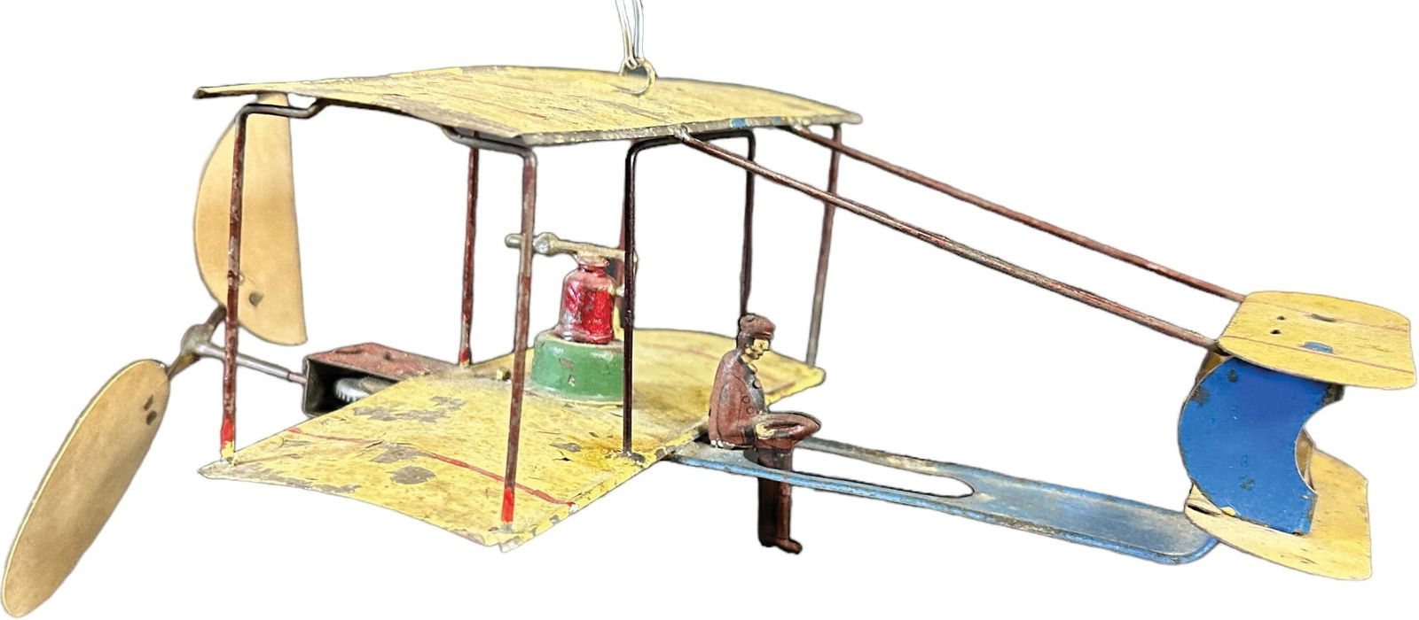 SMALL EARLY ERNST PLANK BI-WING AIRPLANE (1 of 9)