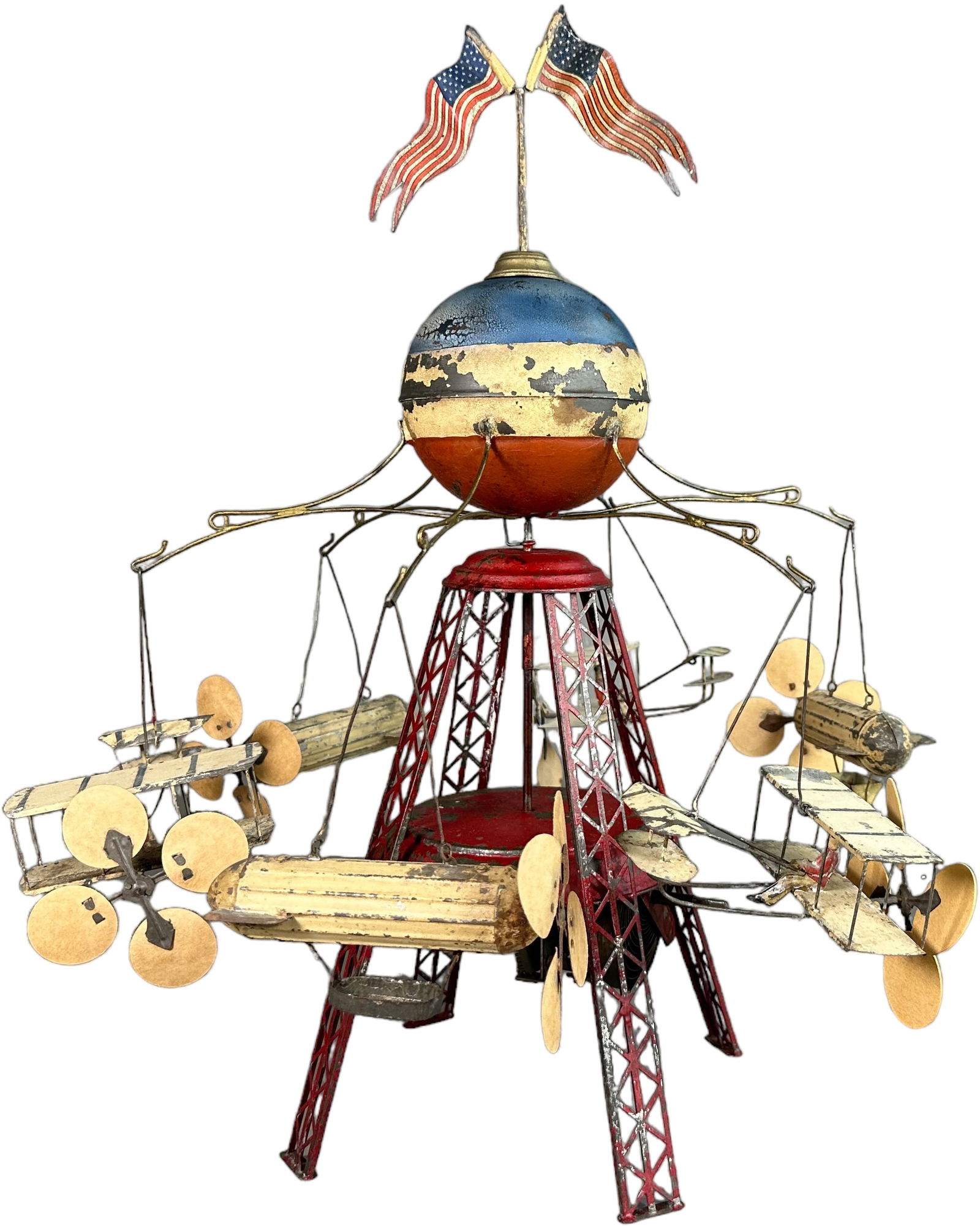 INCREDIBLE LARGE M&K AIRSHIPS GO-ROUND (1 of 11)