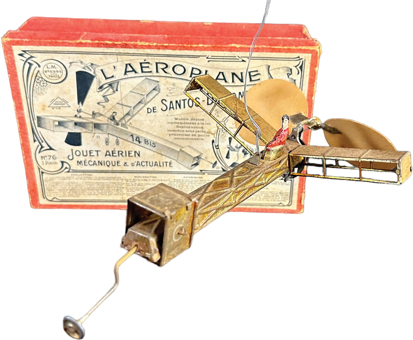BOXED LOUIS MAUGIN FRENCH AEROPLANE (1 of 11)