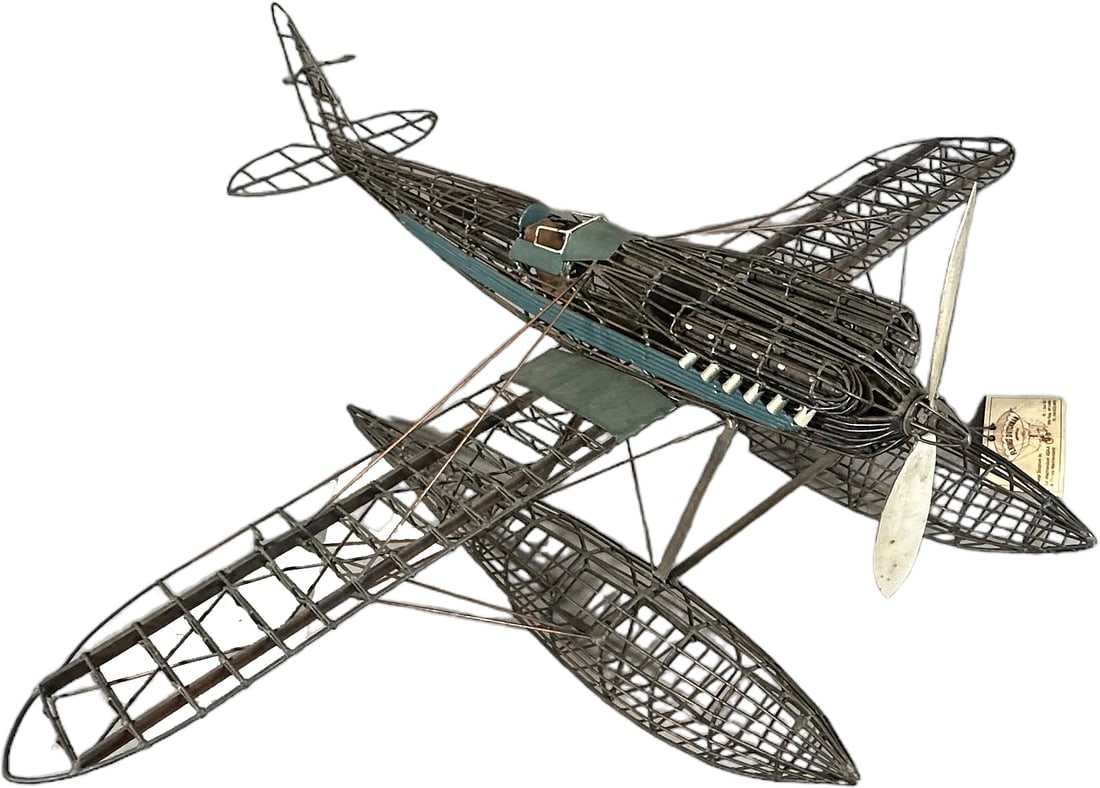 SEAPLANE METAL SCULPTURE BY WACHTENDONK (1 of 8)