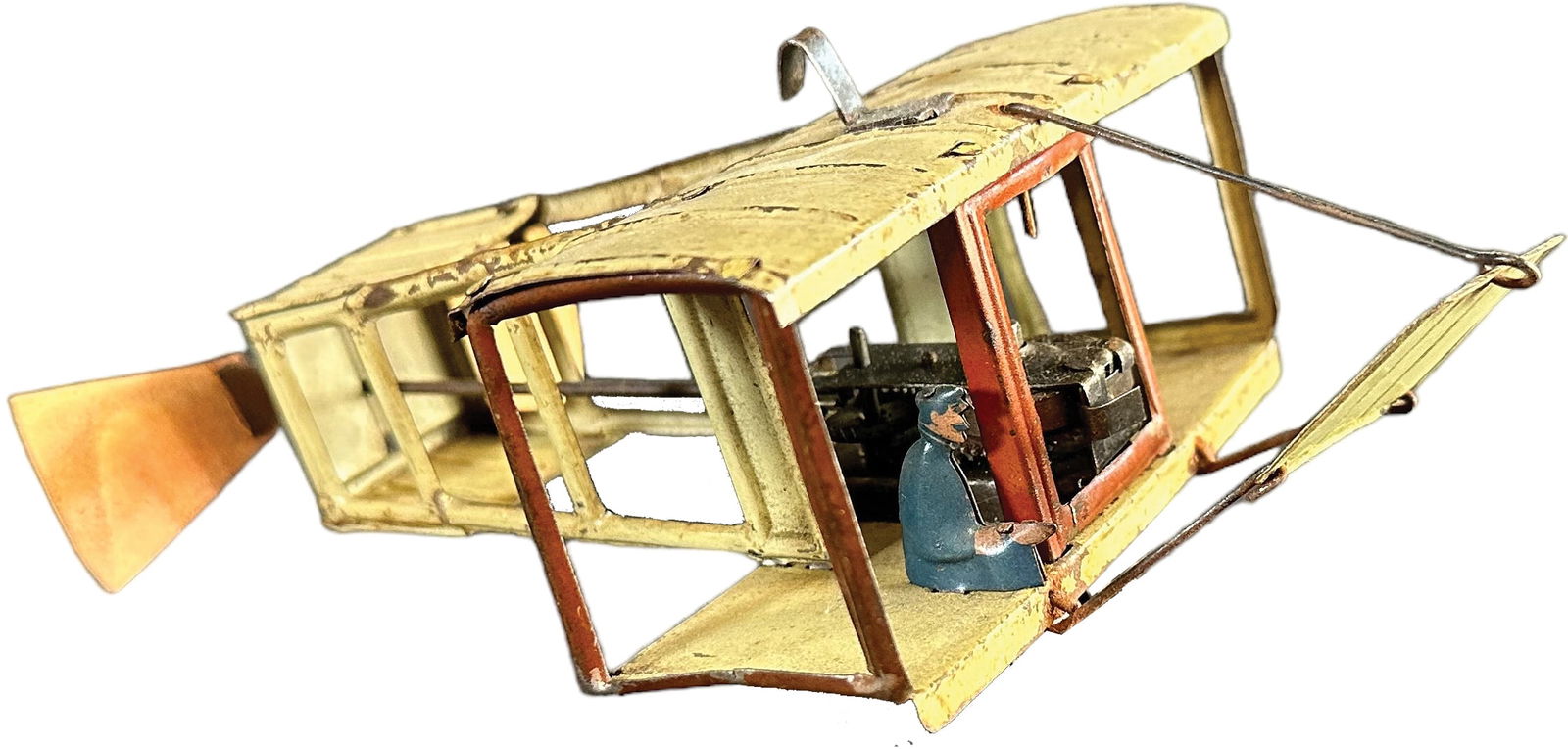 SMALL FISCHER BI-WING PUSHER PLANE (1 of 5)