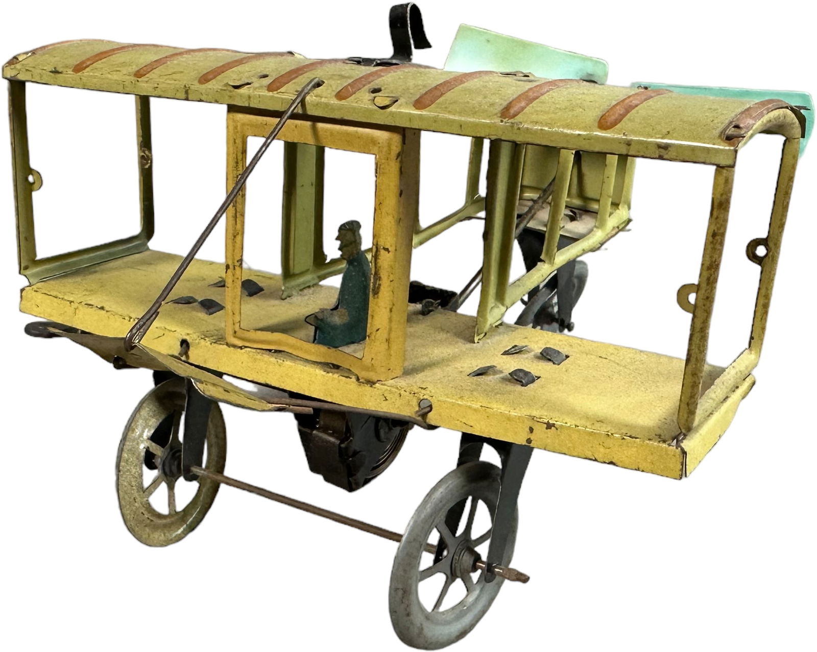 SMALL FISCHER BI-WING PUSHER PLANE (1 of 7)