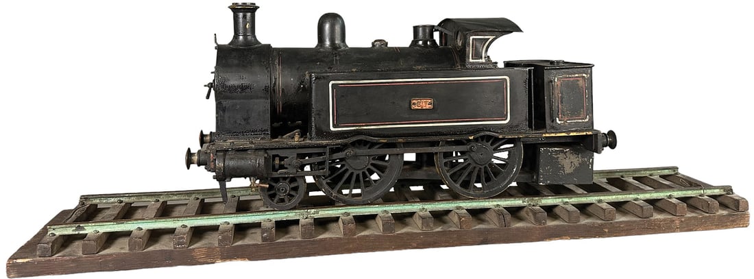 LARGE GAMAGES 4 GAUGE LIVE STEAM LOCOMOTIVE (1 of 12)