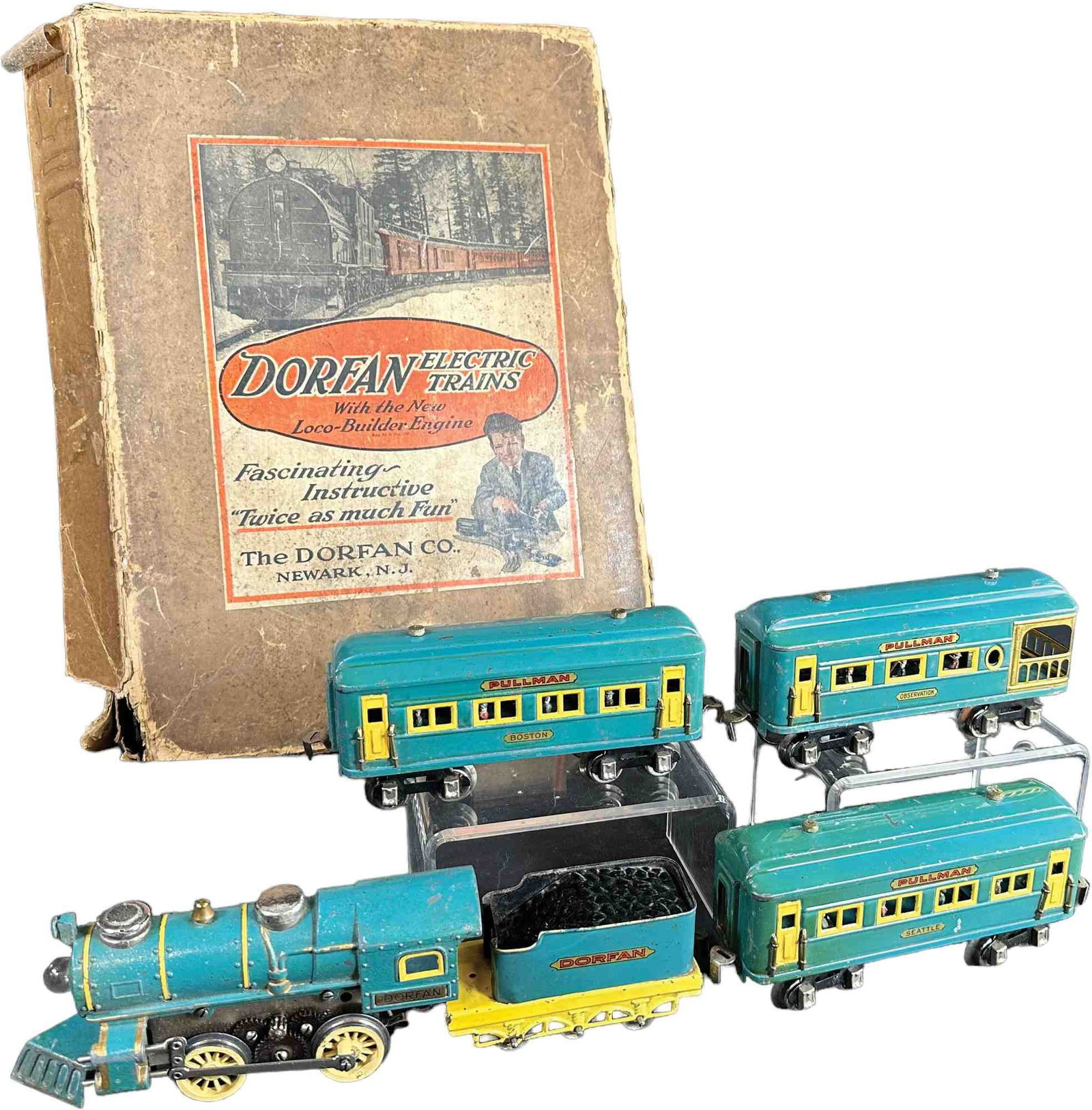 BOXED BLUE DORFAN PASSENGER SET (1 of 10)