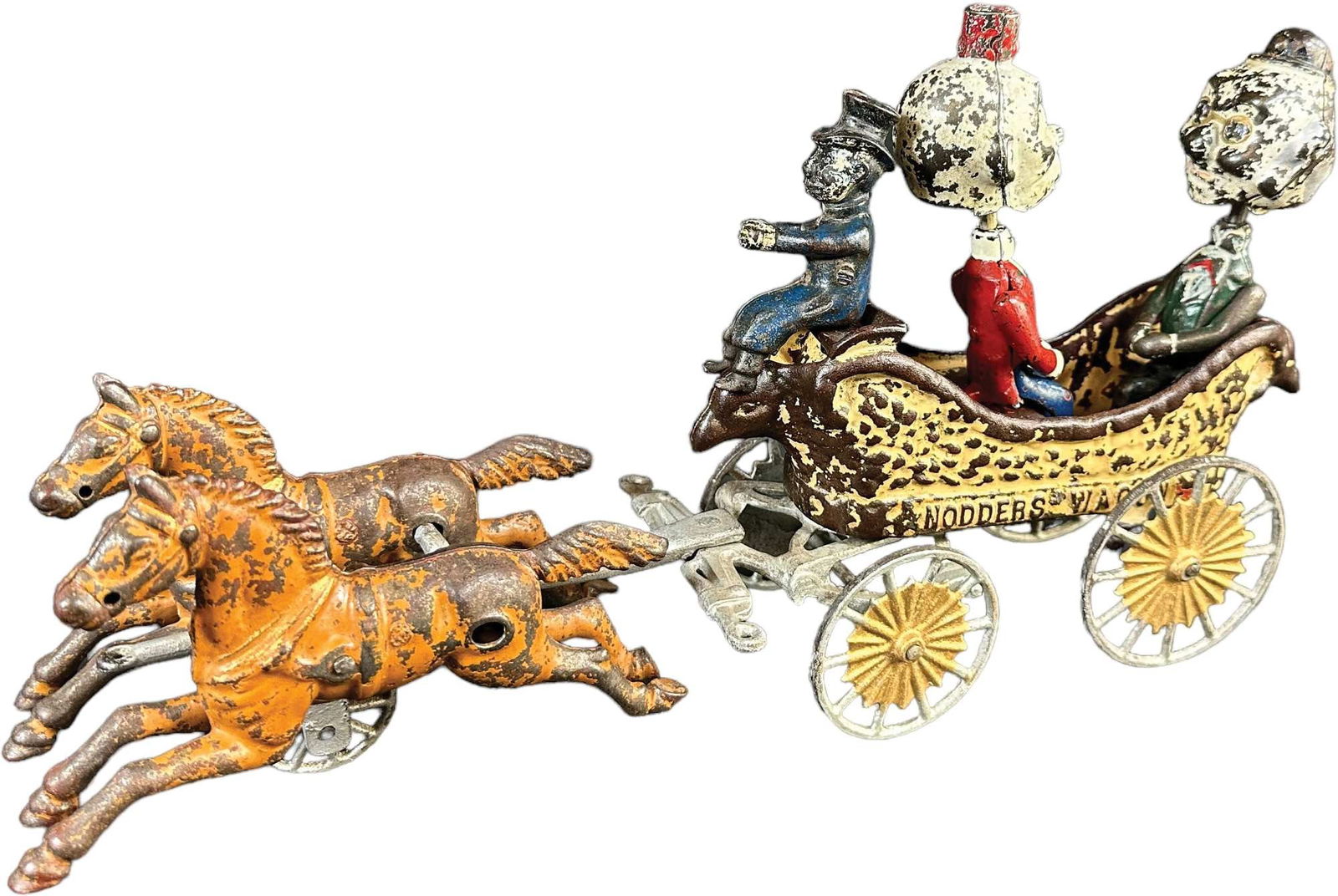 KENTON HAPPY FOXY NODDERS WAGON (1 of 9)