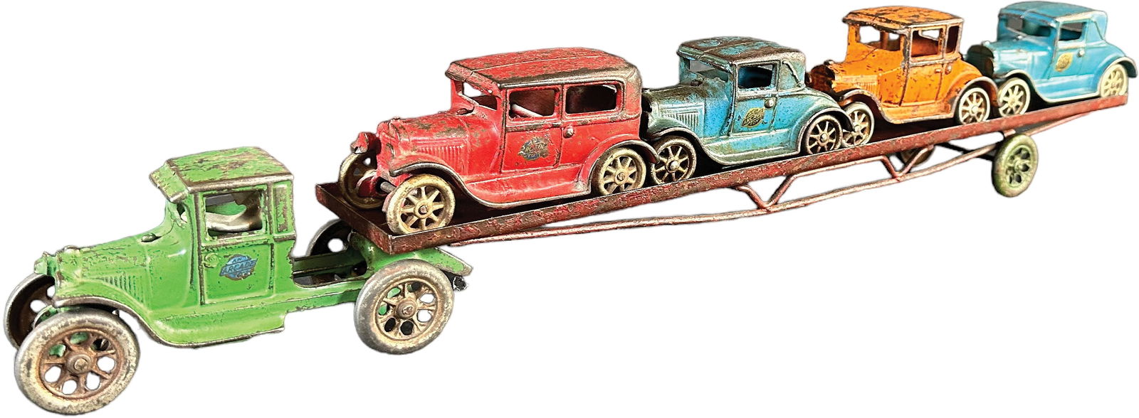 Large Arcade Model A Car Carrier Auction