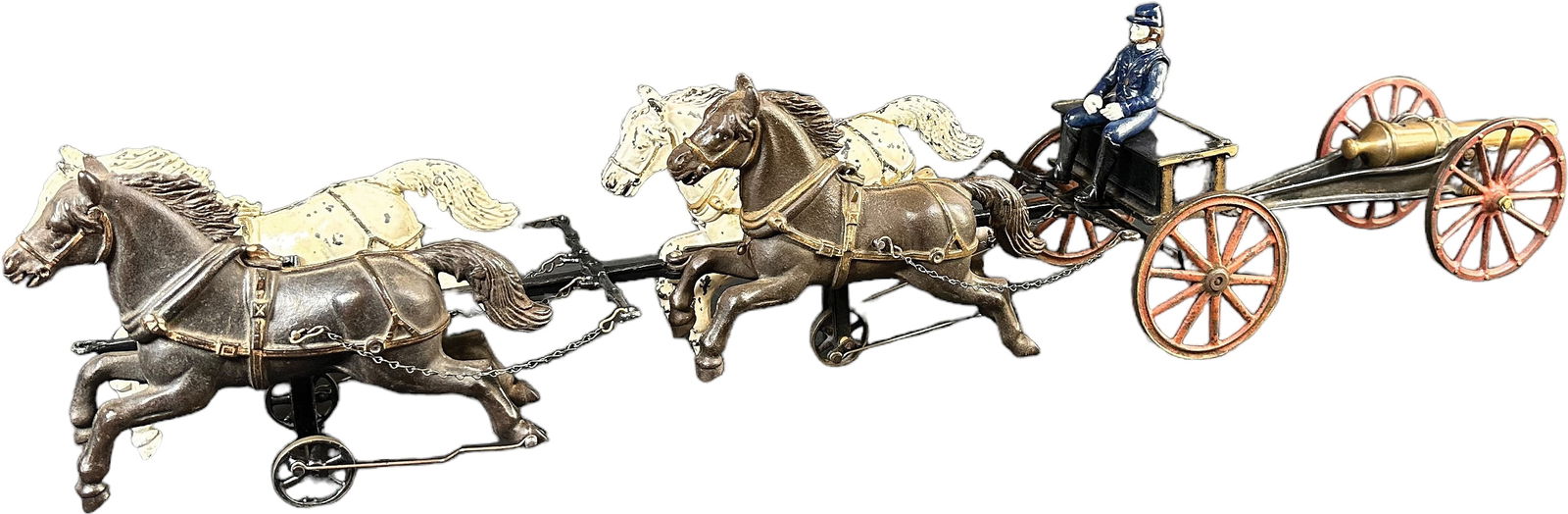 OVERSIZED IVES HORSE DRAWN FLYING ARTILLERY (1 of 20)