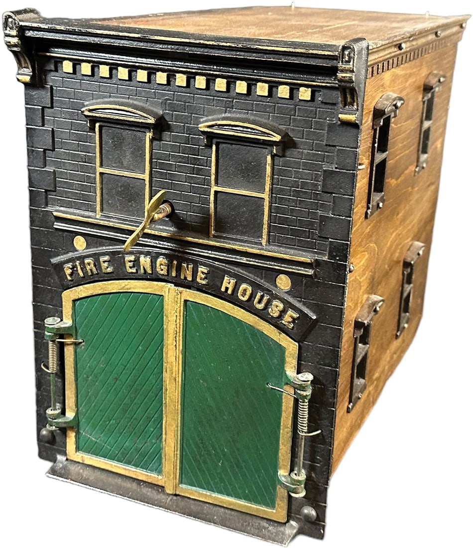 IVES CLOCKWORK FIRE ENGINE HOUSE (1 of 7)
