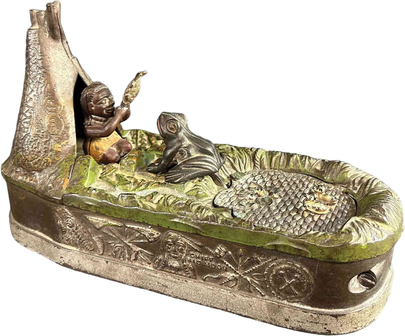 CHIEF BIG MOON MECHANICAL BANK (1 of 9)