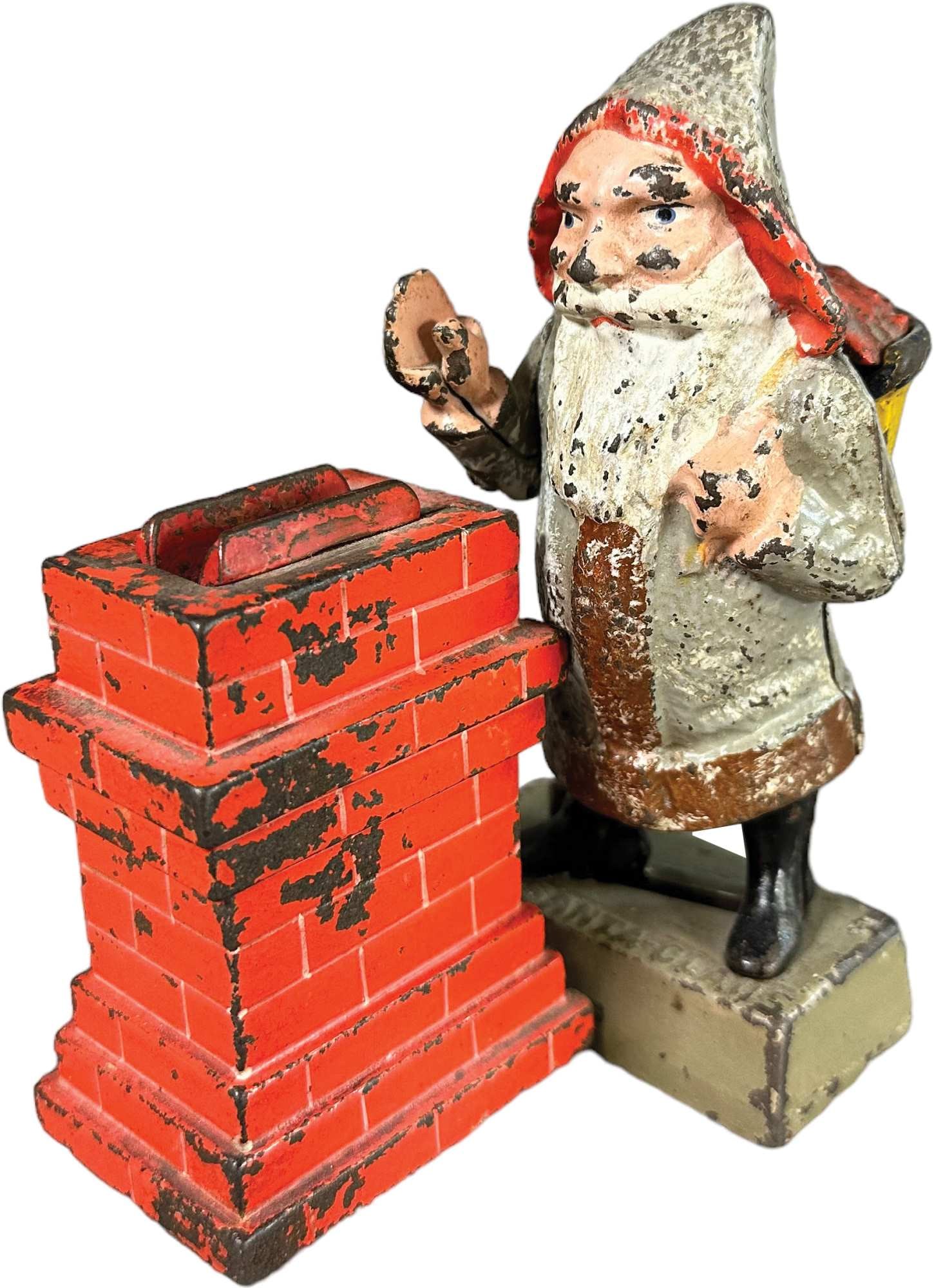 SANTA AT CHIMNEY MECHANICAL BANK (1 of 8)