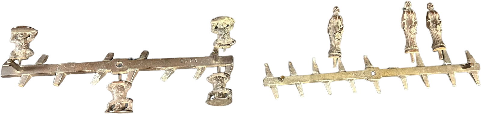 TWO MECHANICAL BANK MOLD TREES (1 of 4)