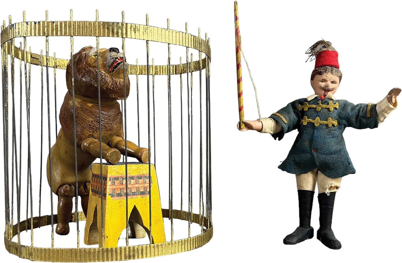 SCHOENHUT LION TAMER CAGE SCENE (1 of 5)