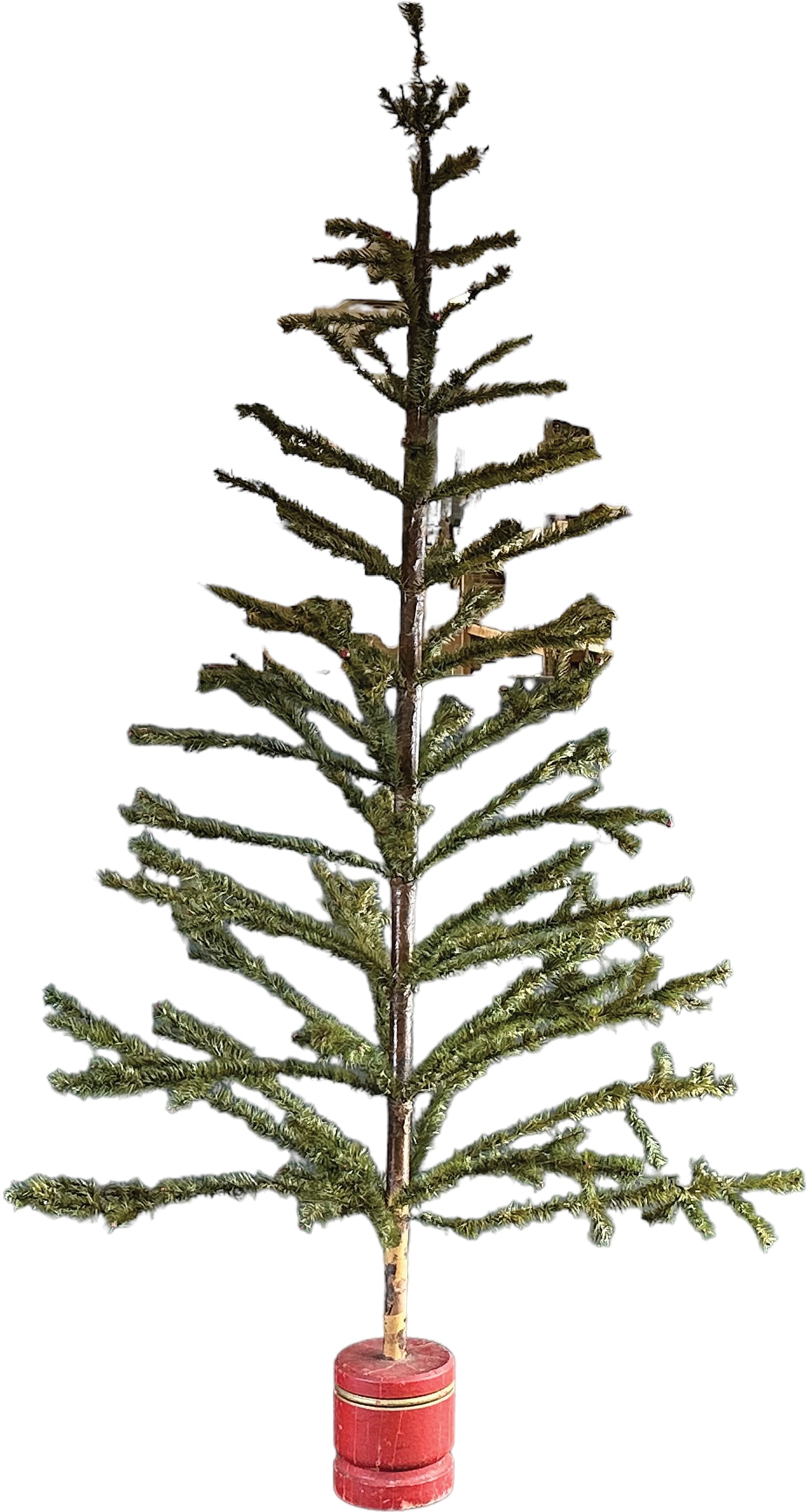 ENORMOUS SIX FOOT GERMAN FEATHER TREE (1 of 4)