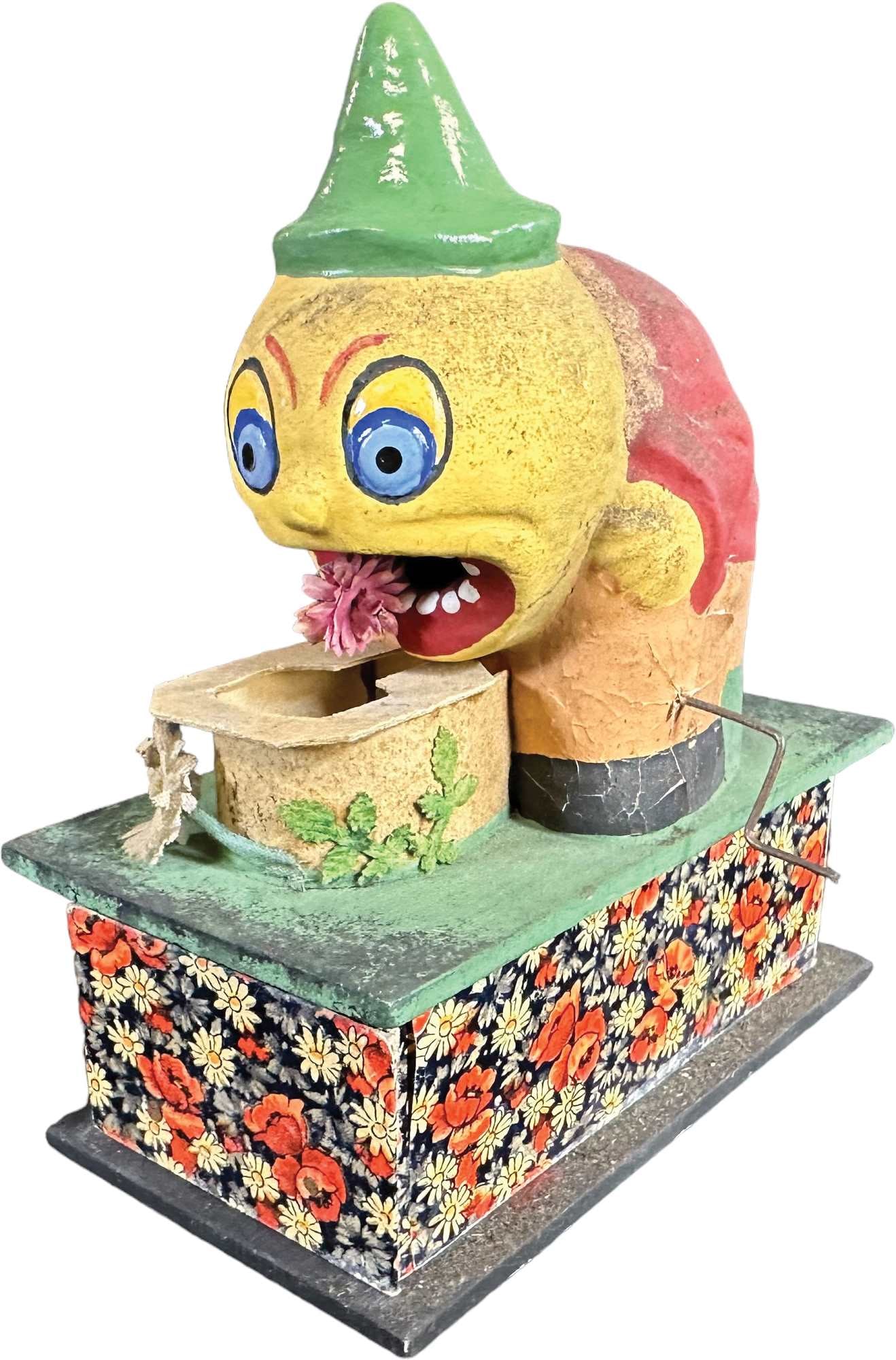 PUMPKIN MAN FLOWER EATER CANDY CONTAINER (1 of 6)