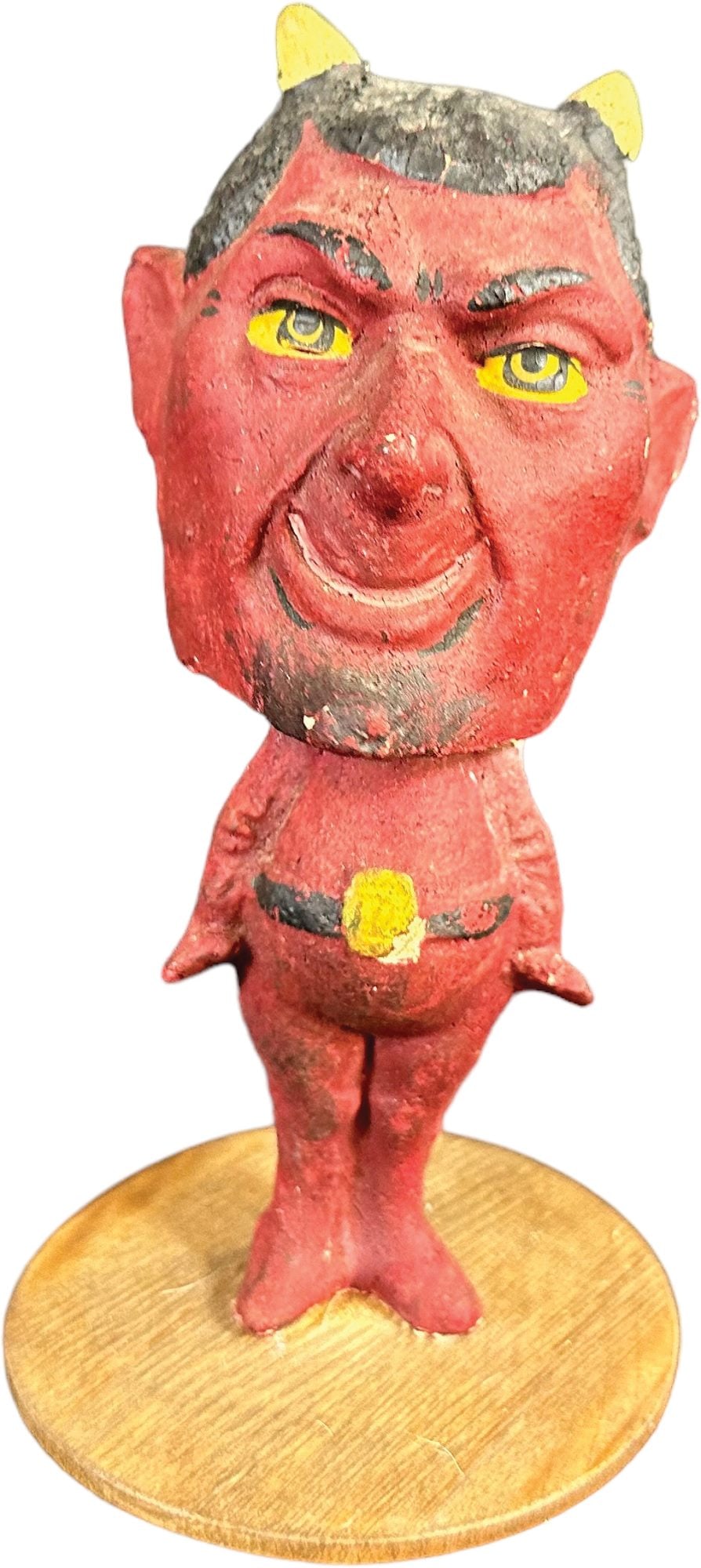 GERMAN COMPOSITION DEVIL BOBBLEHEAD (1 of 4)