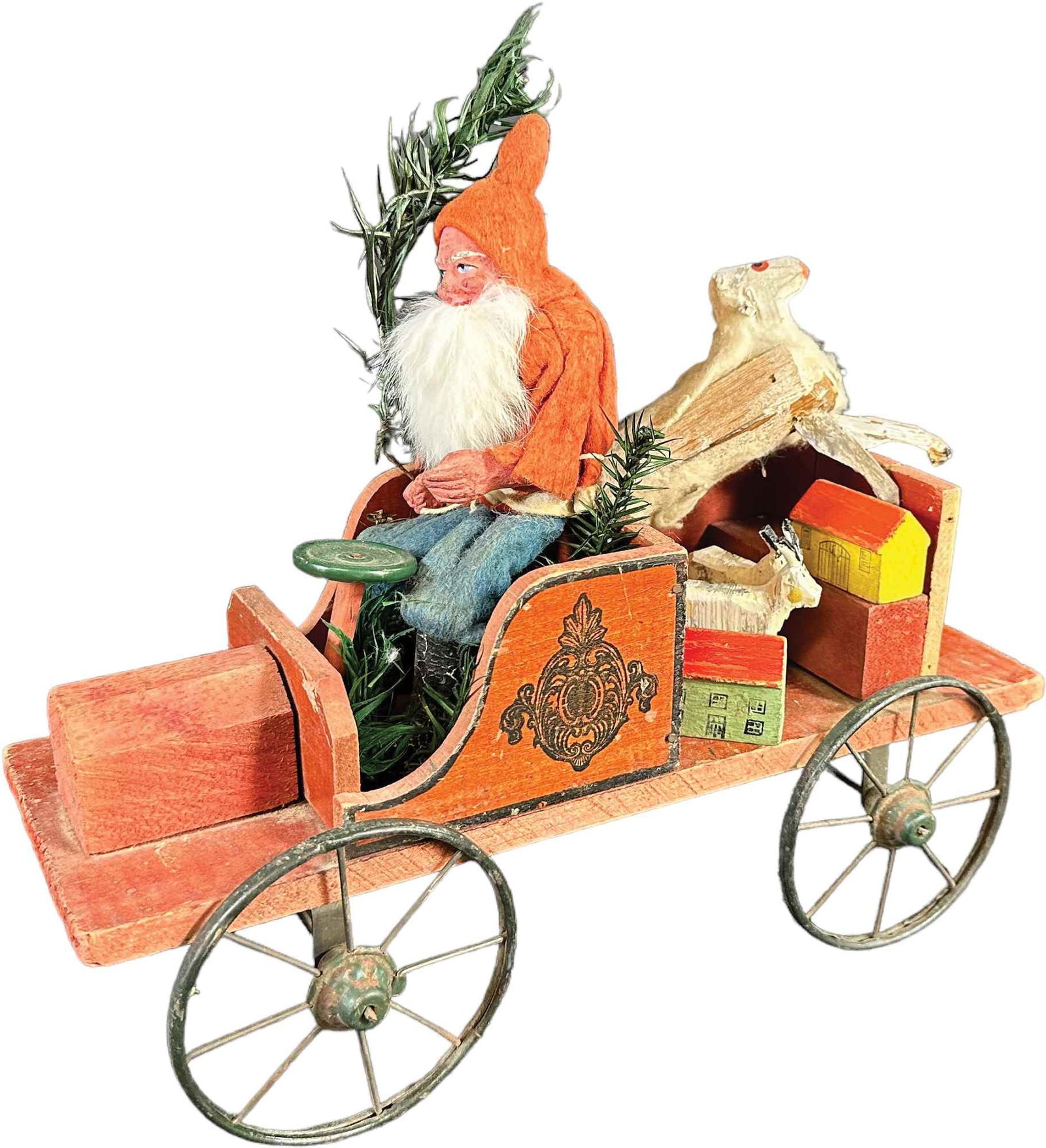 SANTA IN DELIVERY WAGON (1 of 6)