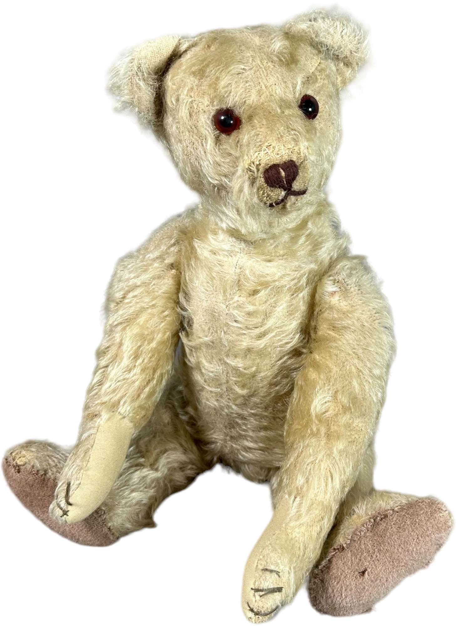 EARLY LIGHT BROWN TEDDY BEAR (1 of 7)