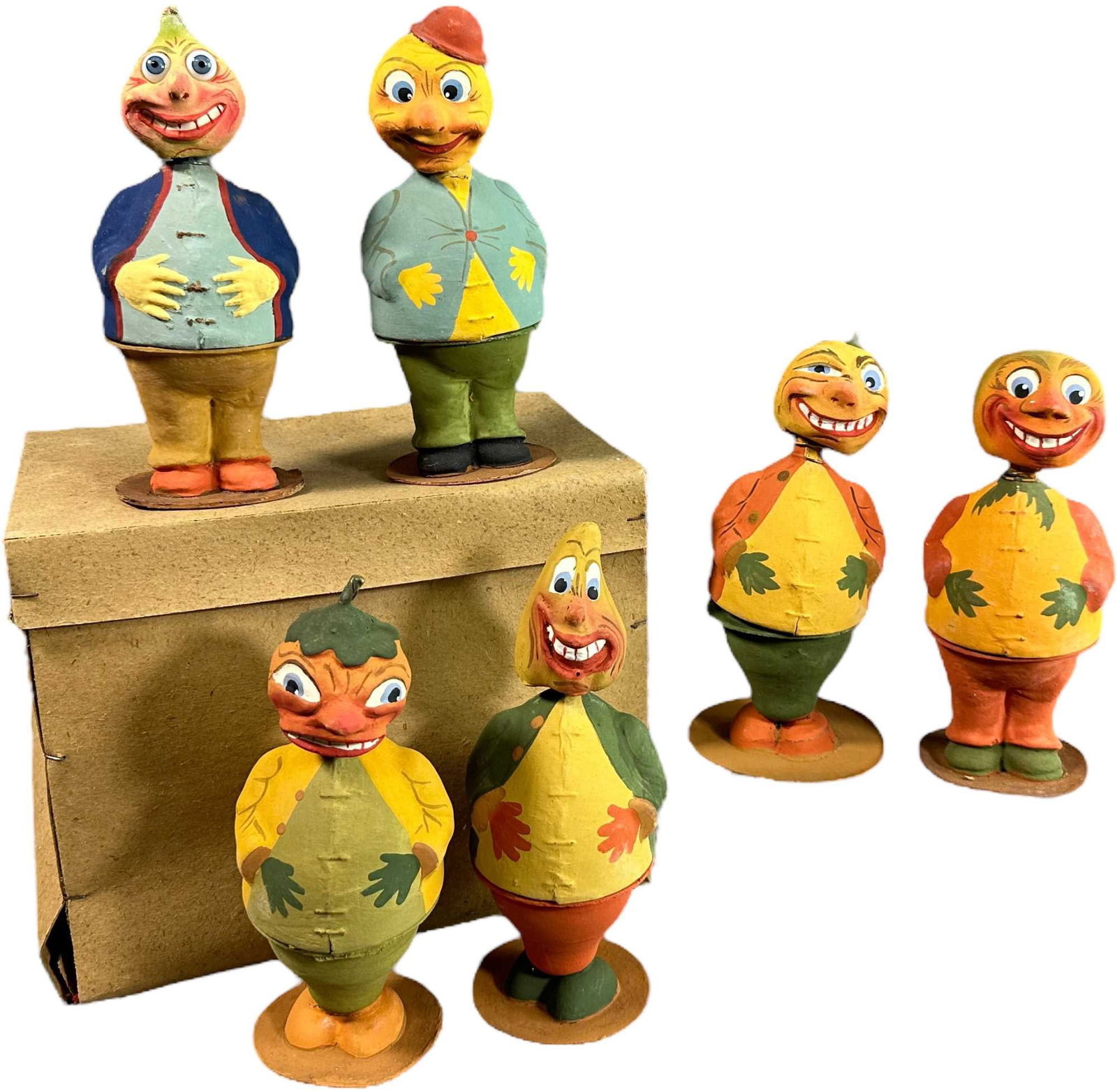 BOXED HALLOWEEN NODDER CANDY CONTAINERS SET (1 of 9)