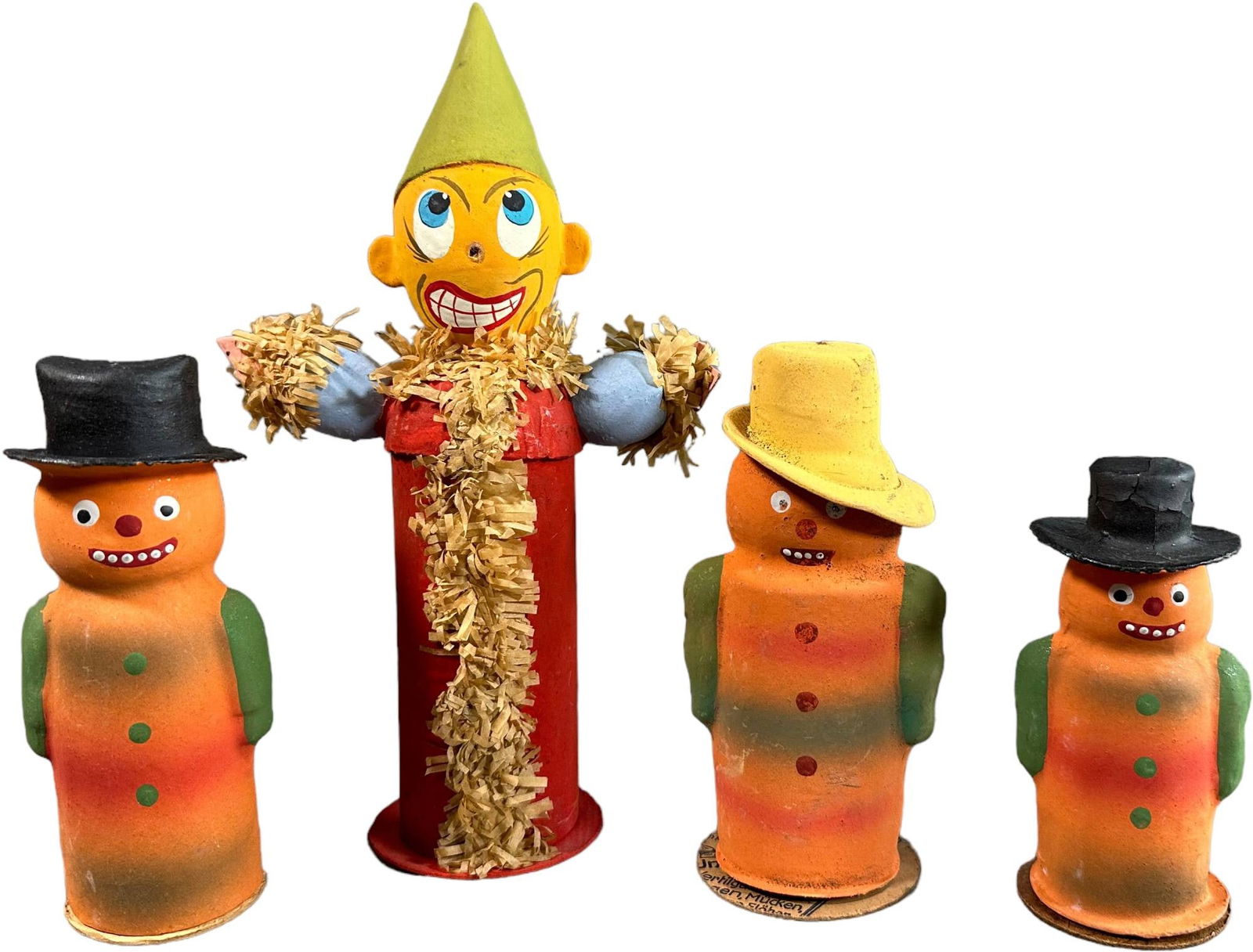 FOUR HALLOWEEN PUMPKIN CANDY CONTAINERS (1 of 5)