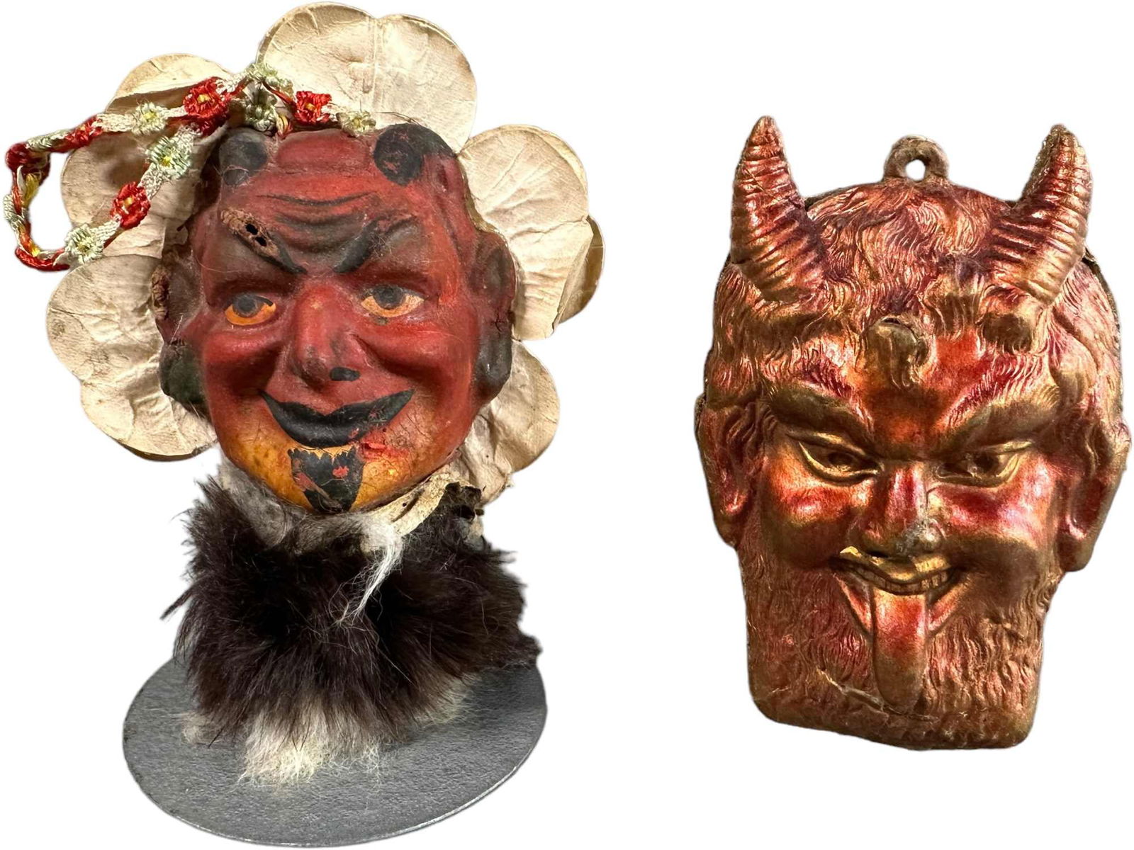 TWO KRAMPUS HOLIDAY ORNAMENTS (1 of 2)