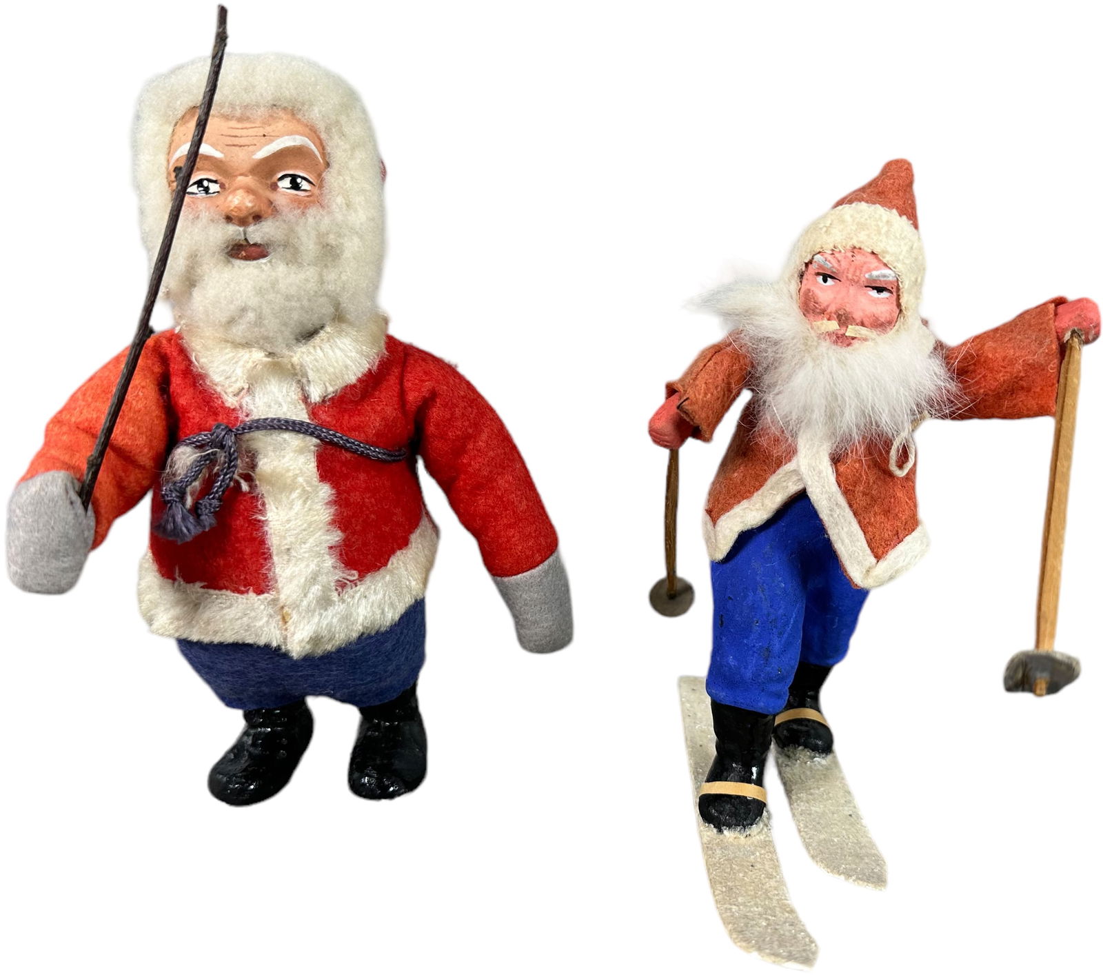 GERMAN WINDUP SANTA & SANTA ON SKIS (1 of 3)