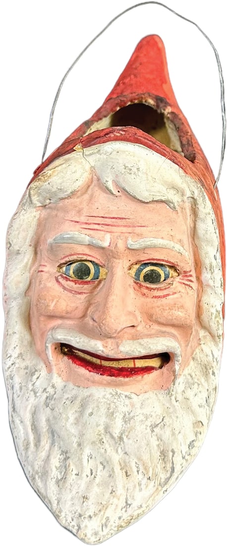 GERMAN SANTA HEAD LANTERN (1 of 6)
