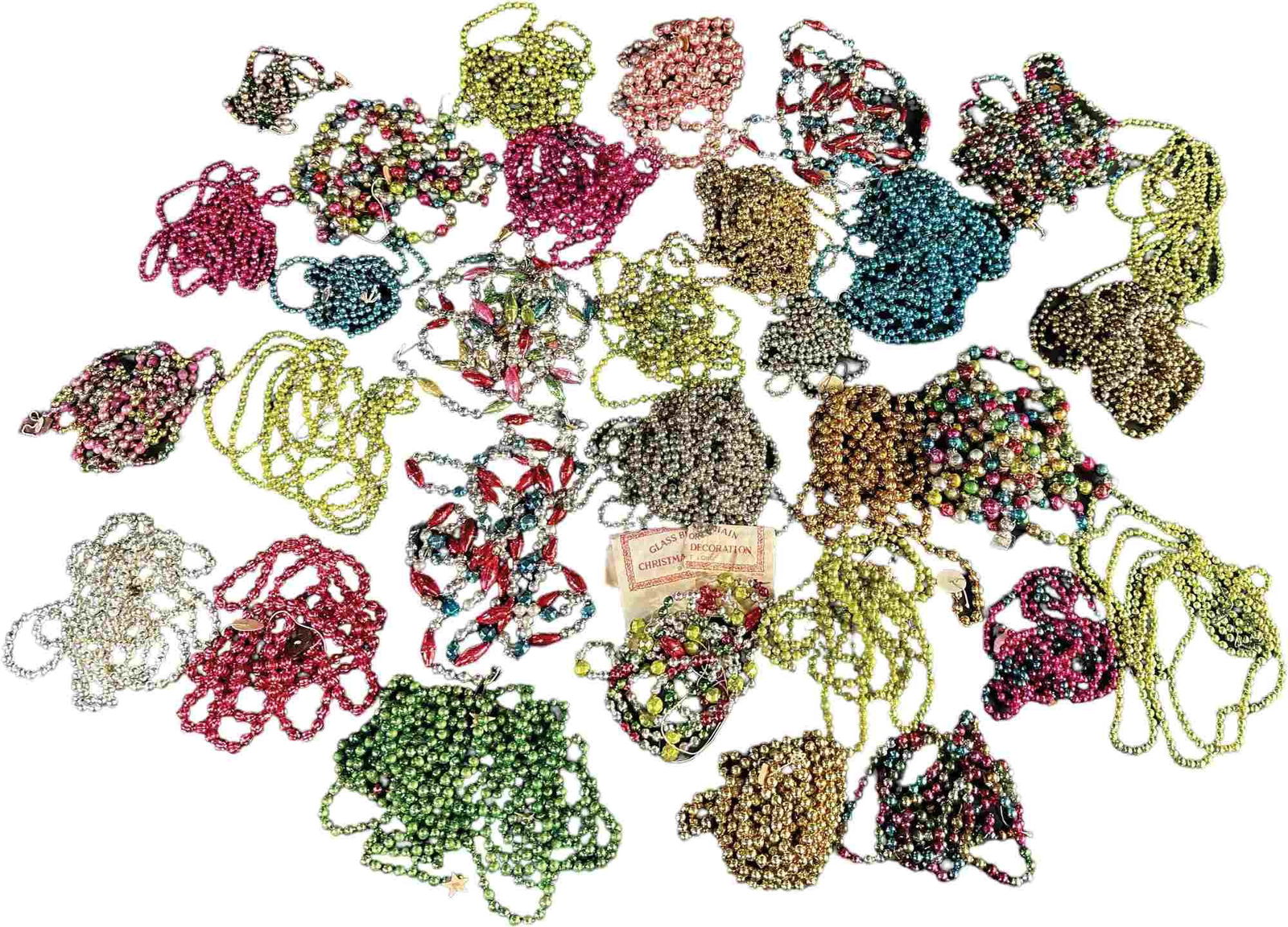 CHRISTMAS TREE GLASS GARLAND (1 of 6)