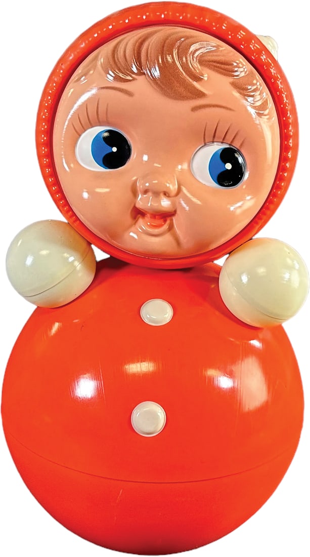 OVERSIZED CELLULOID ROLY POLY (1 of 3)