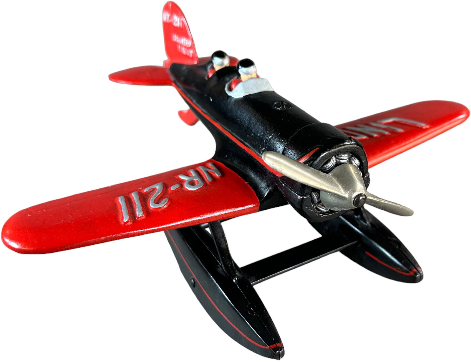 LINDY SIRIUS AMPHIBIAN AIRPLANE: 60. LINDY SIRIUS AMPHIBIAN AIRPLANE | 10.5" l. | Contemporary, (Near Mint Condition) | $300 - $600