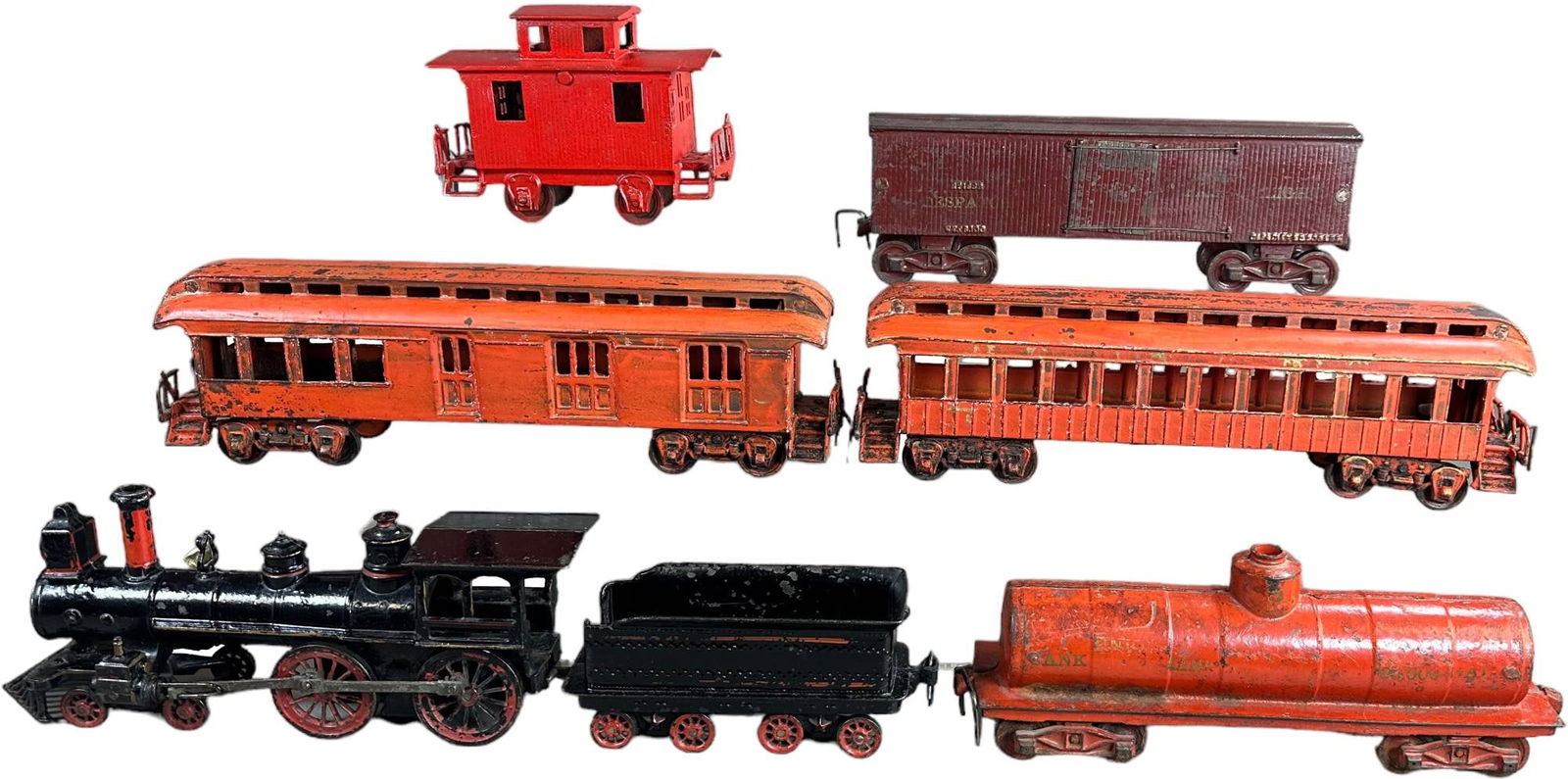 LARGE WILKINS FLOOR TRAIN SET (1 of 7)