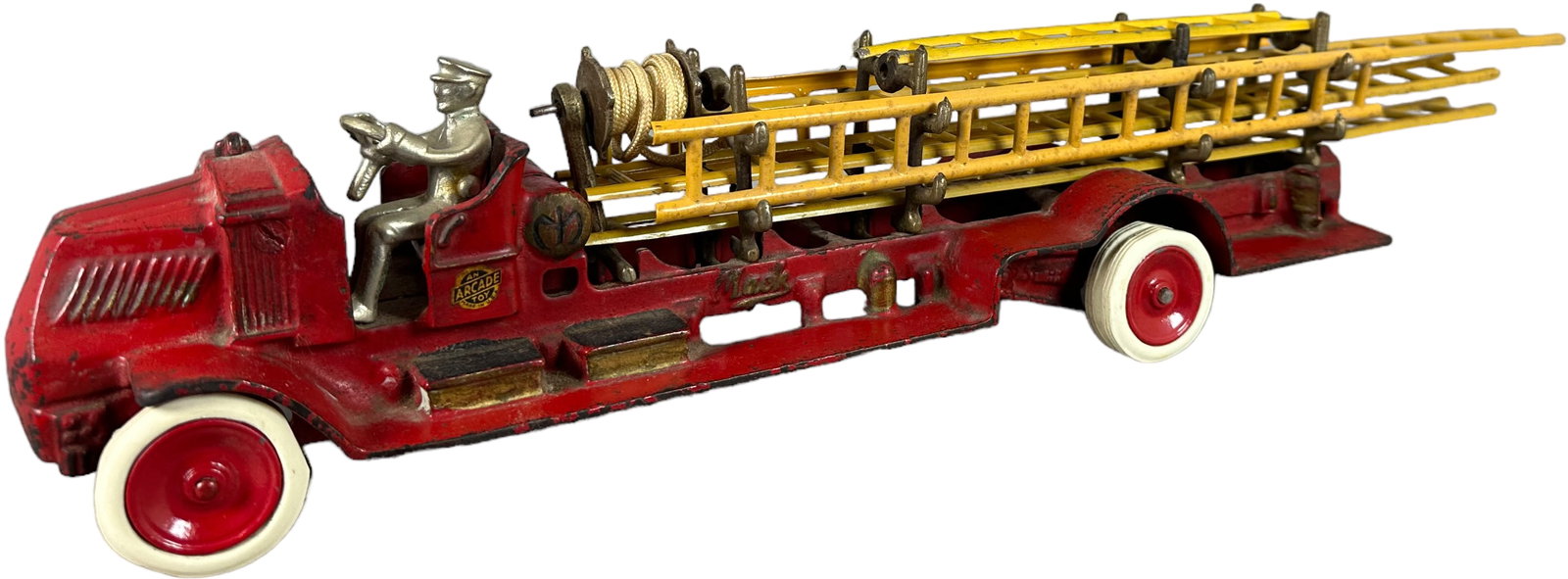 LARGE ARCADE MACK LADDER TRUCK (1 of 6)