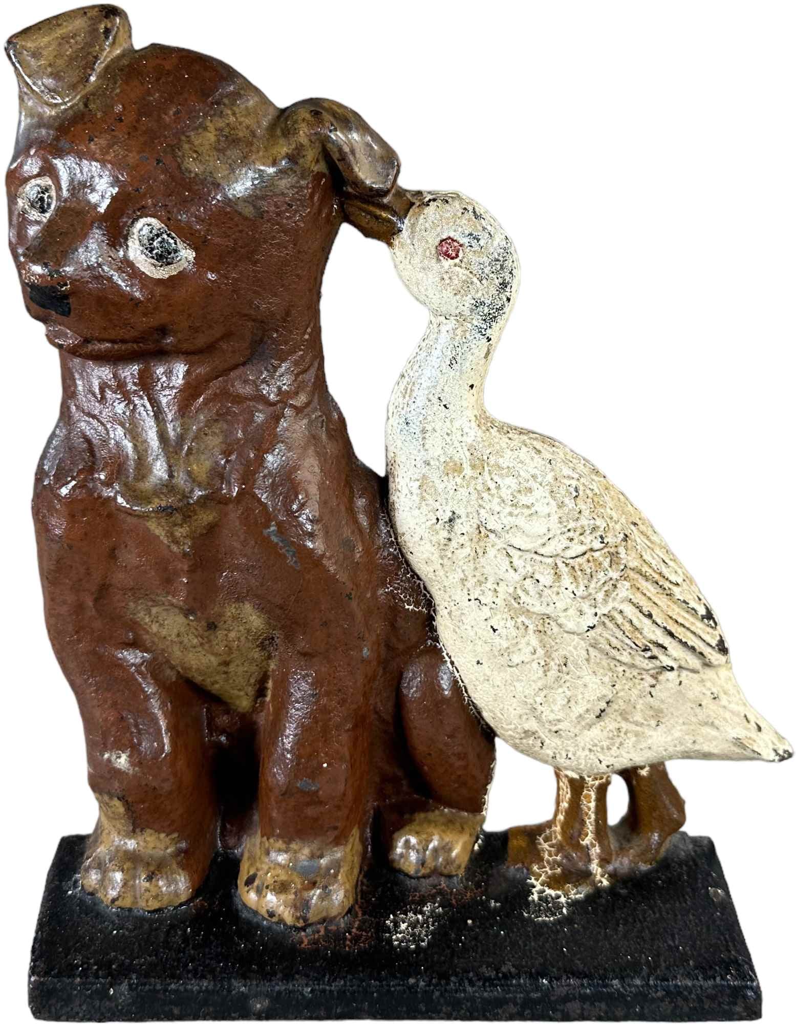 PUP WITH DUCK DOORSTOP (1 of 4)