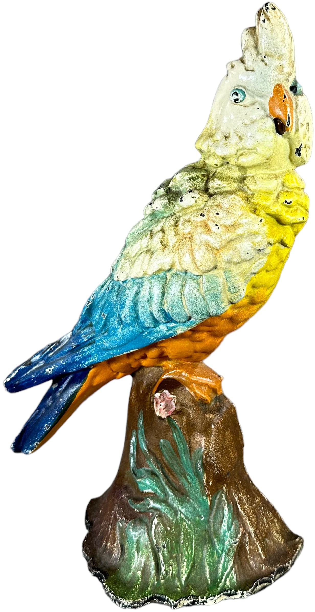 COCKATOO ON STUMP DOORSTOP (1 of 4)