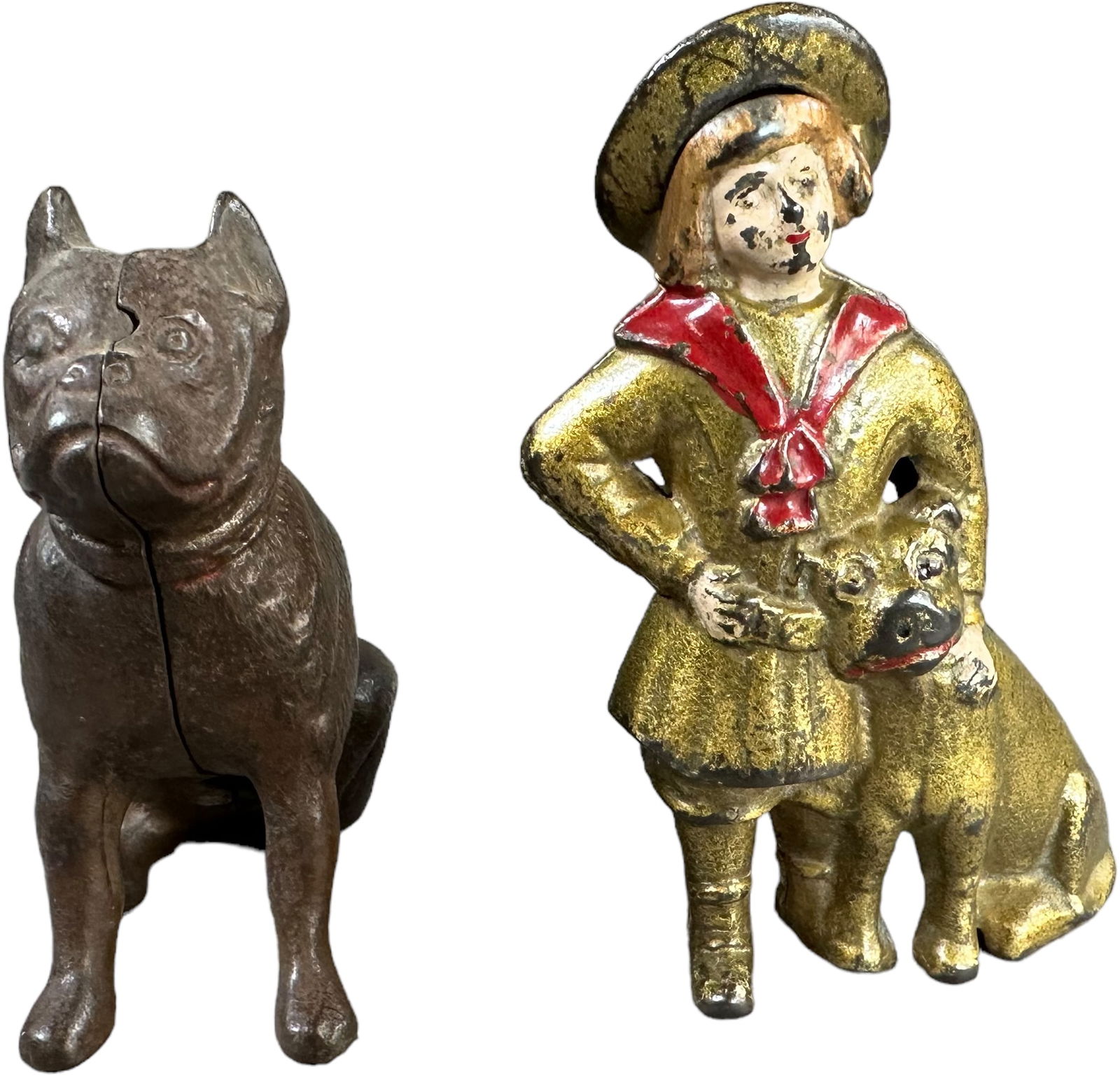 BUSTER BROWN TIGE & BULLDOG BANKS (1 of 5)