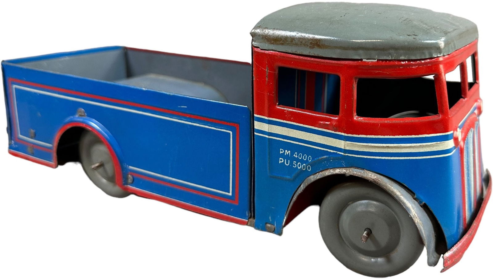 JOUSTRA FRANCE DELIVERY TRUCK: 2. JOUSTRA FRANCE DELIVERY TRUCK | France, wind-up. | 10.5" l. | Some minor oxidation, otherwise (Excellent Condition) | $250 - $250