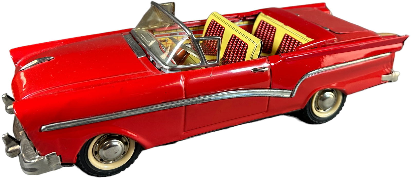 JOUSTRA CABRIOLET CONVERTIBLE: 33. JOUSTRA CABRIOLET CONVERTIBLE | France, friction driven. | 11.5" l. | (Pristine Condition) | $150 - $300