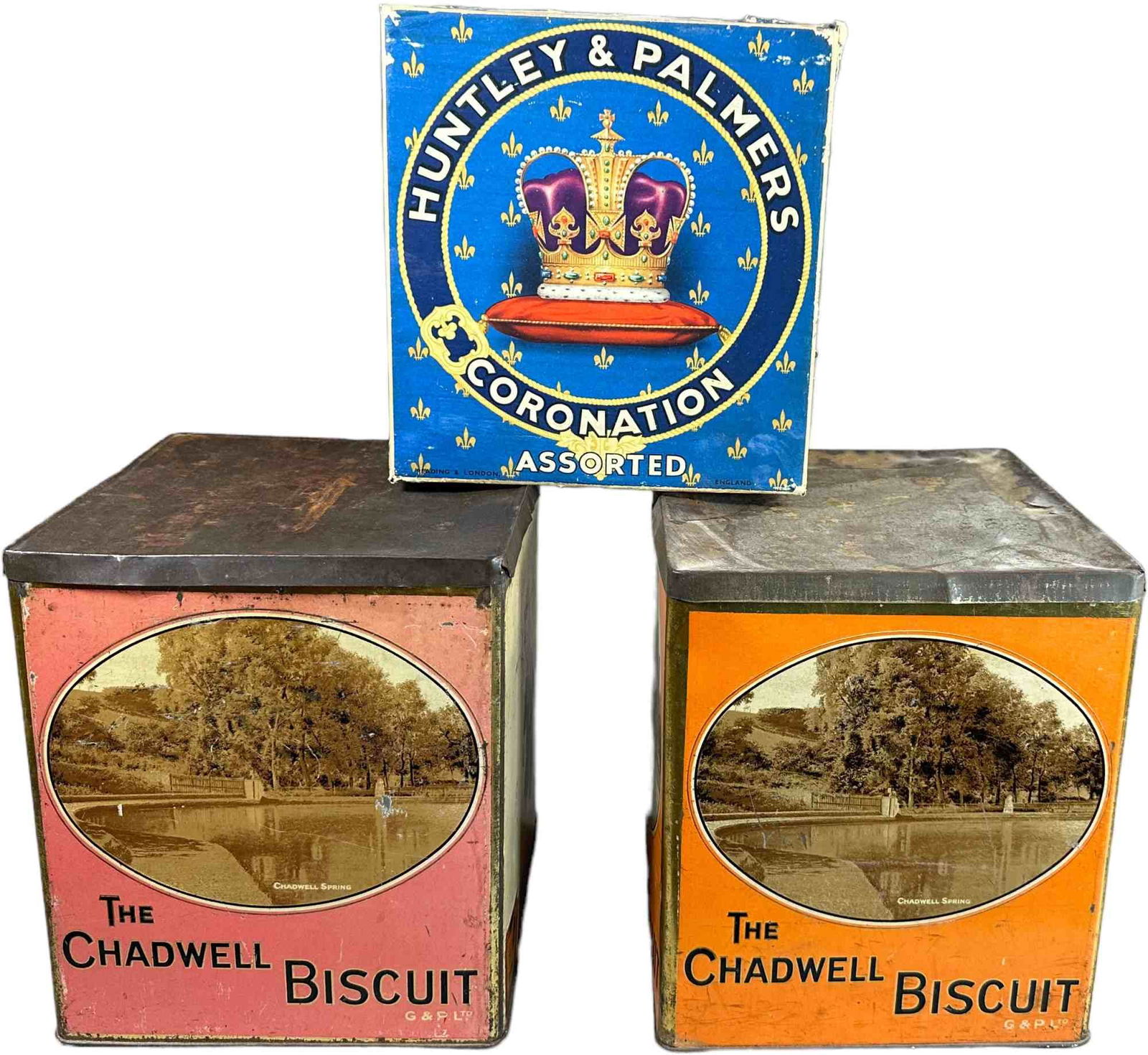 COUNTERTOP CHADWELL/HUNTER PALMER BISCUIT TIN BINS (1 of 5)