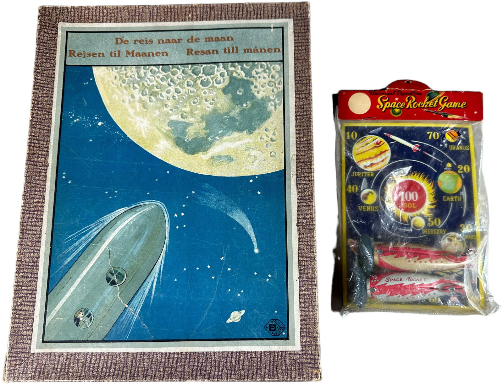 TWO JAPANESE SPACE ROCKET GAMES (1 of 7)