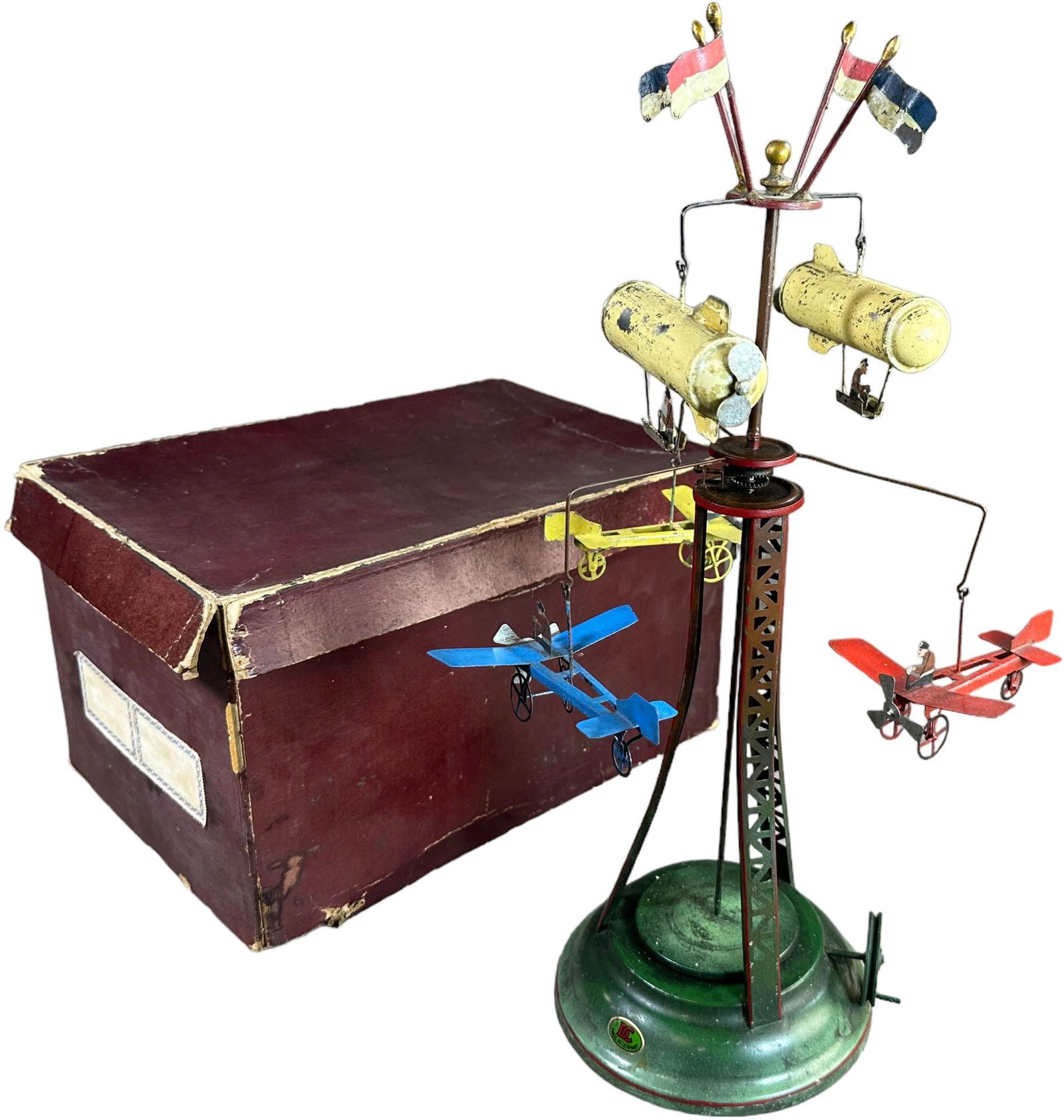 BOXED DOLL AIRPLANE & ZEPPELIN GO AROUND (1 of 5)