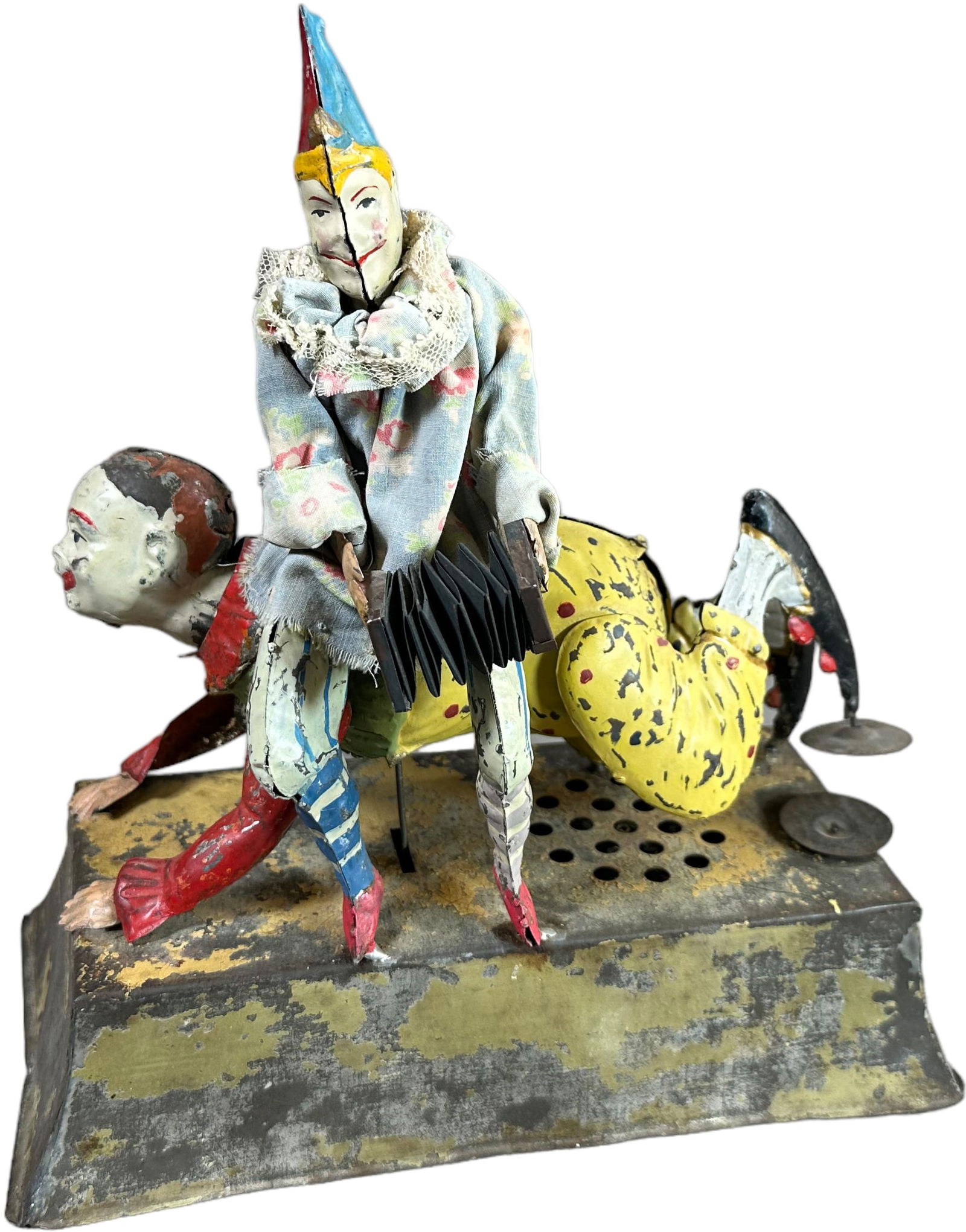 GUNTHERMANN CLOWNS W/ ACCORDION & CYMBALS (1 of 7)