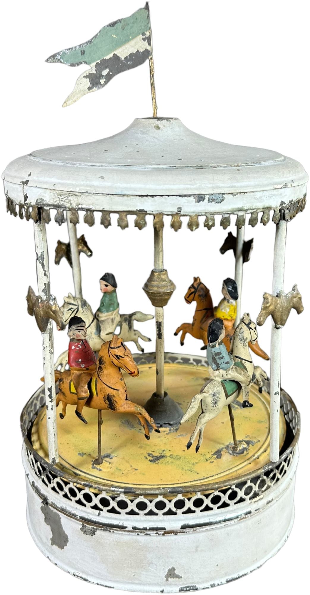 LARGE GERMAN TIN CAROUSEL (1 of 4)