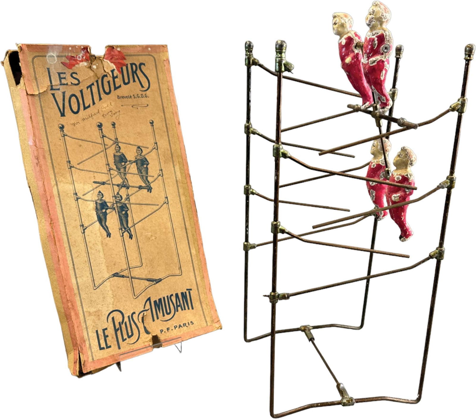 BOXED PERFORMING ACROBATS GRAVITY TOY (1 of 11)