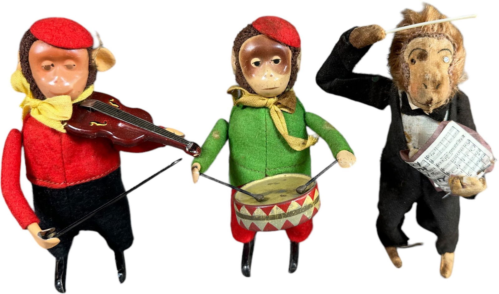 THREE SCHUCO & JAPANESE  WIND-UP FIGURES (1 of 4)